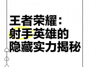 王者荣耀英雄隐藏属性深度解析：全面一览英雄隐藏能力特质