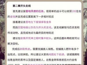 荒野大镖客2武器专家挑战5攻略详解：如何完成武器专家挑战5的全面指南