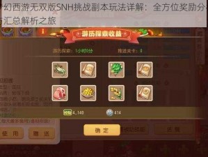 梦幻西游无双版SNH挑战副本玩法详解：全方位奖励分析与汇总解析之旅