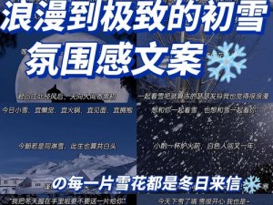 绝对演绎初雪约定揭秘：雪花的获取方法与技巧探索