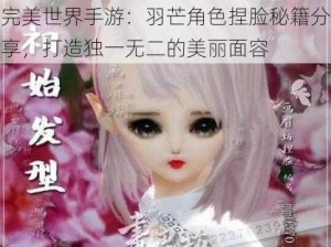 完美世界手游：羽芒角色捏脸秘籍分享，打造独一无二的美丽面容