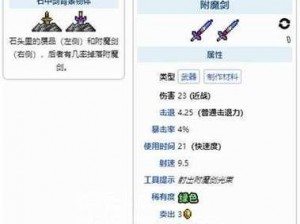 泰拉瑞亚PE版攻略：道具附魔全解析，助你轻松提升装备实力