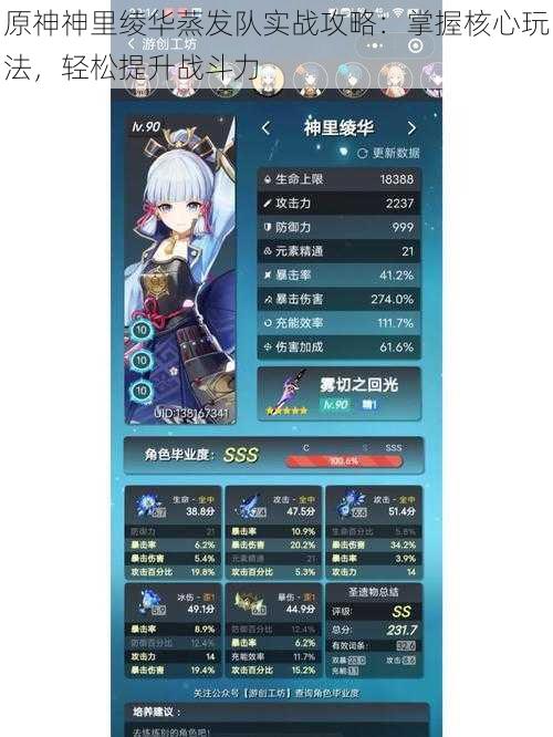 原神神里绫华蒸发队实战攻略:掌握核心玩法,轻松提升战斗力