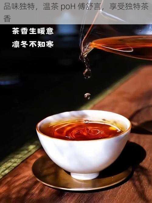 品味独特，温茶 poH 傅舒言，享受独特茶香