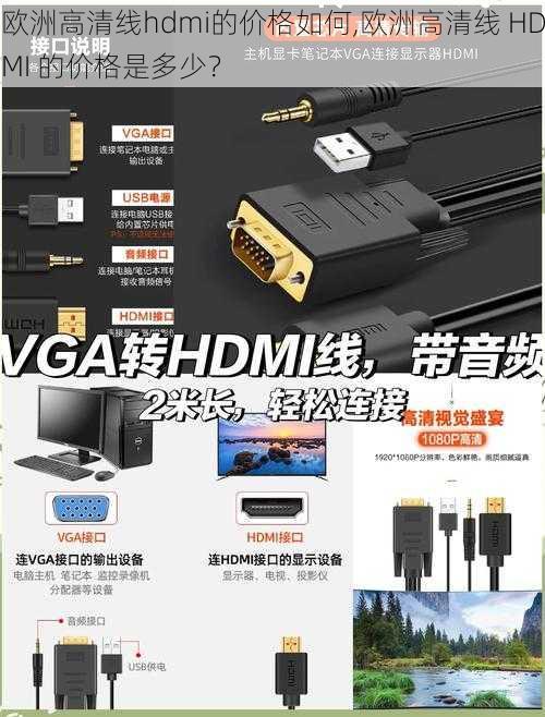 欧洲高清线hdmi的价格如何,欧洲高清线 HDMI 的价格是多少？