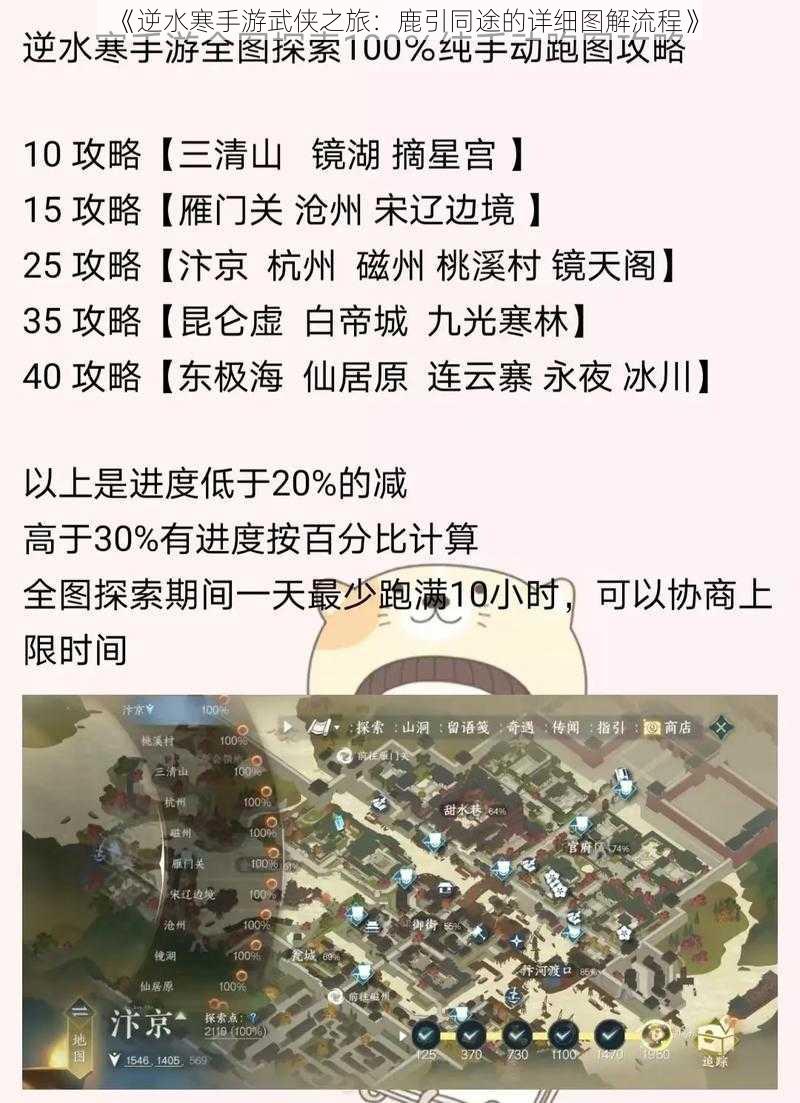 《逆水寒手游武侠之旅：鹿引同途的详细图解流程》