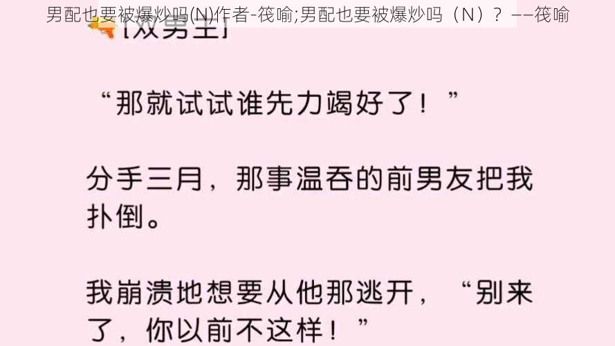 男配也要被爆炒吗(N)作者-筏喻;男配也要被爆炒吗（N）？——筏喻