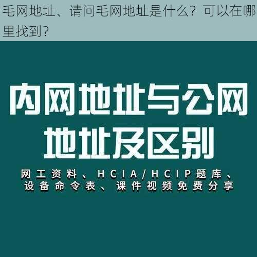 毛网地址、请问毛网地址是什么？可以在哪里找到？