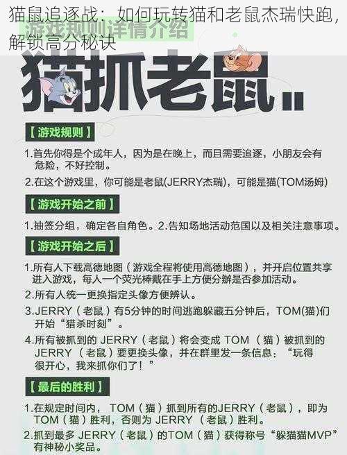 猫鼠追逐战：如何玩转猫和老鼠杰瑞快跑，解锁高分秘诀