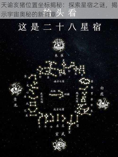 天谕亥猪位置坐标揭秘：探索星宿之谜，揭示宇宙奥秘的新篇章