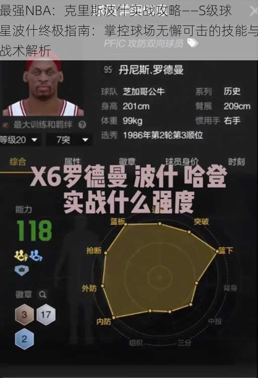 最强NBA：克里斯波什实战攻略——S级球星波什终极指南：掌控球场无懈可击的技能与战术解析